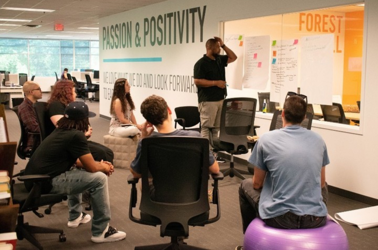 Andrew Quash leading a technical refinement meeting